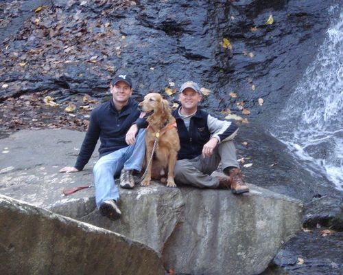 Camping with my Dad and Dexter